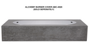 PyroMania Fire - Alchemy Rectangle Concrete Fire Pit Table