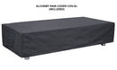 PyroMania Fire - Alchemy Rectangle Concrete Fire Pit Table