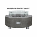 PyroMania Fire - Avalon Round Concrete Fire Pit Table