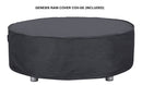 PyroMania Fire - Genesis Round Concrete Fire Pit Table