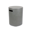 PyroMania Fire - Introvurt Round Concrete Propane Tank Cover