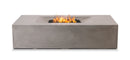 PyroMania Fire - Moderne Rectangle Concrete Fire Pit Table