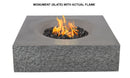 PyroMania Fire - Monument Square Concrete Fire Pit Table