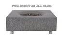 PyroMania Fire - Monument Square Concrete Fire Pit Table