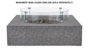 PyroMania Fire - Monument Square Concrete Fire Pit Table