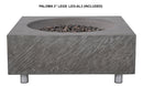 PyroMania Fire - Paloma Square Concrete Fire Pit Table