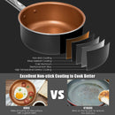 12-Piece Safe Non-Stick Cookware Set