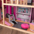 Shimmer Mansion Wooden Dollhouse, Over 4 Feet Tall, Lights & Sounds and 30 Pieces