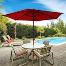 Lyon 2023| 9 Feet Patio Umbrella With Push Button Tilt and Crank