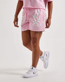 Red Fox Vintage Wash Fleece Rhinestone Shorts