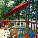 Lyon 2023| 9 Feet Patio Umbrella With Push Button Tilt and Crank