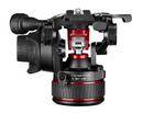 Used Manfrotto Carbon Fiber 645 Twin Leg Tripod W/608 Nitrotech Fluid Video Head - MVK608TWINFCUS