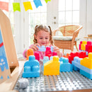 Llama Pinata Building Bricks Wooden Table With 50 Blocks