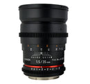 Rokinon 35mm T1.5 Cine UMC Wide-Angle Lens Nikon