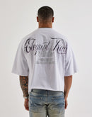 Roku Studio Elegant Rain Cropped Drop Shoulder Tee