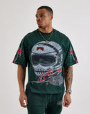 Roku Studio Flames Cropped Tee