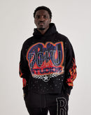 Roku Studio Airbrush Flame Pullover Fleece Hoodie