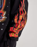 Roku Studio Airbrush Flame Pullover Fleece Hoodie