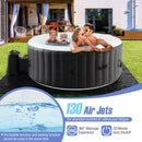 70/80 Inches Round SPA Pool Hottub With 110/130 Air Jets Electric Heater Pump-L