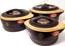 MILTON Casserole Royal 3 Pcs Set Hotpot (1000ml, 1500ml and 2500ml)
