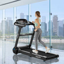 2.25HP Folding Treadmill With Bluetooth Speaker-Black
