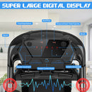 2.25HP Folding Treadmill With Bluetooth Speaker-Black