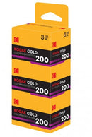 Eastman Kodak GOLD 200 Color Negative Film (35mm Roll Film, 36 Exposures, 3-Pack)