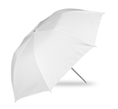 Westcott 43" Optical White Satin Collapsible Umbrella