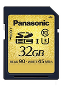 Panasonic Gold U3 32GB SDHC