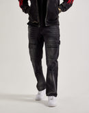 Serenede Mist Utility Straight Denim Jeans