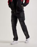 Serenede Mist Utility Straight Denim Jeans