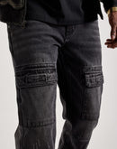 Serenede Mist Utility Straight Denim Jeans