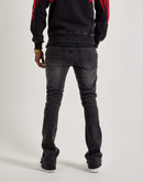 Serenede Nickel Stacked Flare Jeans