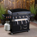 Blackstone 1923 36 inch 4 Burner Griddle with Air Fryer – Black