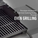 Weber 47510001 Spirit E-310 3-Burner Natural GAS Black Bundle with Generic Grill Cover Barbecue Drip Pans Set of 3