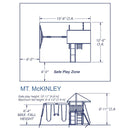 Backyard Discovery Mount McKinley All Cedar Wood Swing Set