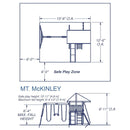 Backyard Discovery McKinley Mount Swing Set