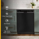 Whirlpool WDF330PAHB Built-in Dishwasher – Black