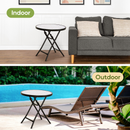 Abba Patio Foldable Side Table for Any Space