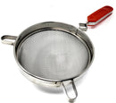 Tabakh Stainless Steel Heavy Handle Fruit, Juice and Soup Strainer Size: 5