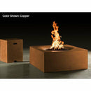 Slick Rock Concrete - Square Horizon Concrete Fire Pit Table