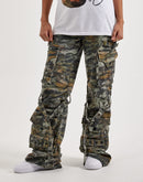 Smoke Rise Camo Wide-Leg Cargo Pants