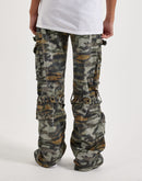 Smoke Rise Camo Wide-Leg Cargo Pants