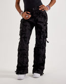 Smoke Rise Wide-Leg Nylon Cargo Pants