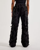 Smoke Rise Wide-Leg Nylon Cargo Pants