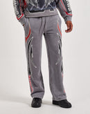 Smoke Rise Fleece Sporty Flared Sweatpants