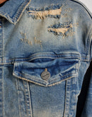 Smoke Rise Distressed Denim Jacket
