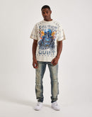 Smoke Rise Distressed Slim Denim Jeans