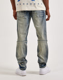 Smoke Rise Distressed Slim Denim Jeans