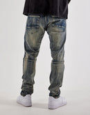 Smoke Rise Slim Distressed Denim Jeans